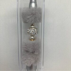 Hand Beaded Pen w/Display Box and Two Ink Refills